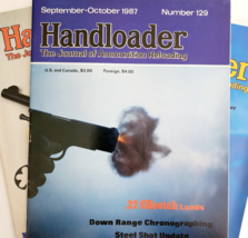 1987 Handloader Magazine Vintage Ammo Reloading Lot Of 3 Firearms Guns F15R - $468.23 MXN