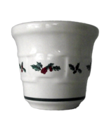 Longaberger Votive Candle Christmas Berry Holly Red Green Holder Traditi... - $18.94 CAD