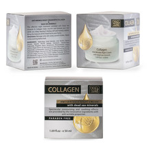 2 Pack Dead Sea Collection Collagen Anti Wrinkle Cream With Dead Sea Minerals - £19.73 GBP