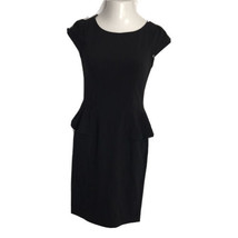 Takara Classy Sheath Dress ~ Sz 7 ~ Knee Length ~ Black ~ Fitted - £17.64 GBP
