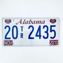 2010 United States Alabama Base Trailer License Plate 20 TR 2435 - $17.81