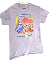 Threadless T Shirt Sz S Activities For Children Lets Summon Demons PreOwned - $11.32
