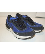 Nike Boys Waffle One DC0481-400 Blue Running Shoes Sneakers Size 6Y U64 - $53.91 CAD