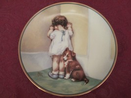 In Disgrace Collector Plate Bessie Pease Gutmann Child's Best Friend Hamilton - $19.99