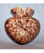 Vintage Small Brown Mottled Germany Wall Pocket - $18.50