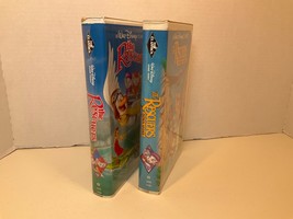 2- Walt Disney Black Diamond VHS &#39;83 The Rescuers &amp; &#39;91 The Rescuers Down Under - £180.80 GBP