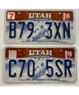 2016 United States Utah Greatest Snow On Earth License Plate YOU CHOOSE - $23.30 CAD