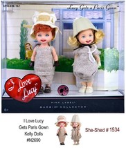 Kelly Paris Gown Lucy &amp; Ethel Gets A Paris Gown Kelly Dolls by Mattel N2690 NIB - £19.62 GBP