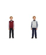 Andy &amp; Evan Boys Outfit 4-Piece Sweater Shirt Bow Tie Pants Set 2T 3T 4T... - £19.17 GBP
