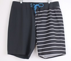 Lululemon Board Shorts Men&#39;s Size 40 Gray Unlined Swim Trunks Stretchy Nylon - £23.34 GBP