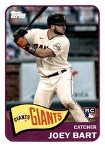 Joey Bart RC 2021 Topps Series 2 1965 Redux Rookie Card #T65-43 Giants - £1.55 GBP