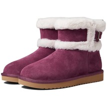 Koolaburra by UGG Women Ankle Booties Barlee Mini Size US 6 Plum Purple Suede - £51.38 GBP