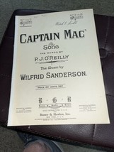 1915 Vintage Sheet Music - Captain Mac, By Sanderson, O&#39;Reilly - £5.52 GBP