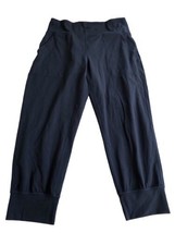 Lululemon Women&#39;s Deep Navy Align High-Rise Cropped Joggers Size 10 - £34.56 GBP