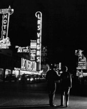 Las Vegas Fremont Street 1950&#39;s view Monte Carlo House of Jack Pots Poster - £23.18 GBP