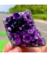 100G Natural Amethyst geode quartz cluster crystal specimen Healing - $99.99