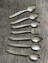 7! Oneida Community FireBird Shoreline Stainless Mixed Lot Spoons And Fork - £22.97 GBP