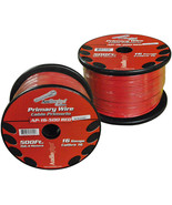 Audiopipe Primary Wire 16-Gauge 500 Foot Spool - Red - $1,242.16 MXN