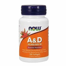 NOW FOODS Now VIT A and D 10000/400, 100 Count - $10.41