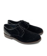 Alfani Phillip Oxofrds Shoes Black Suede Leather Lace Up 7 M Dress Casua... - £27.37 GBP