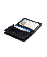 Bifold Pouch Wallet - Glazed Buffalo Calf Leather - $25.00