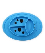 Ladybug Silicone Placemat Baby Plate - Cute Suction Feeding Mat - BPA Free BLUE - $4.94