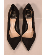 Christian Dior Womens Leopard Print Calfhair Suede Sponge Black Heels Pu... - £108.99 GBP