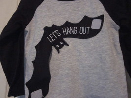 NWT - LET&#39;S HANG OUT Halloween Hanging Bat Long Sleeve Jersey - Size 18M - $7.99