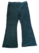NWT American Eagle Super Hi Rise Flare Corduroy Pants Women&#39;s 20 Green S... - $527.55 MXN