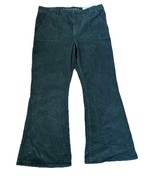 NWT American Eagle Super Hi Rise Flare Corduroy Pants Women&#39;s 20 Green S... - $527.95 MXN