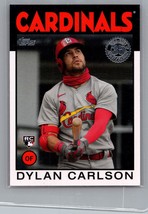 2021 Topps #86B-83 Dylan Carlson 1986 Topps Rookie Card RC Cardinals - $0.98