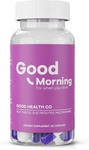 Good Morning - Hangover Pills | Hydrate, Detox + Recover with Electrolytes, Milk - £29.23 GBP
