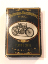 Vintage 1997 Harley Davidson Motorcycle Deck Of Playing Cards 1903-1929 - $12.27