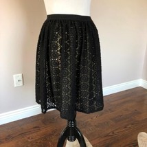 BOBEAU Black Lace Pull On Skirt SZ P/S NWT - £46.52 GBP