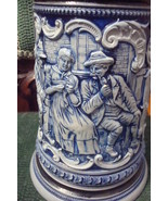 German Stein Salt Glaze covered made after WWII, unmarked, 10 1/2&quot; tall,... - $55.43