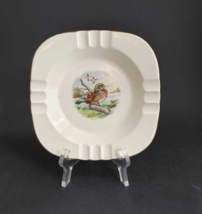 Vintage Homer Laughlin Ashtray w/ Gold Trim H55N8 Duck by Cryil A. Lewis USA - £15.78 GBP