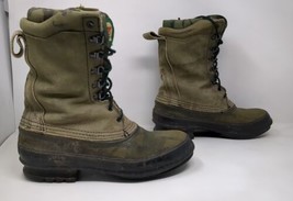 Vintage Red Wing Irish Setter Camo &amp; Leather Hunting Boots Men’s Size 9 - $97.01