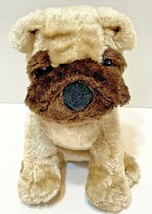 VTG Golden Bear Co. 2001 Collection Pug Beanie Plush Stuffed Dog 7&quot; - £8.31 GBP