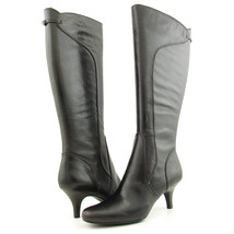 Brand New! Bandolino Black Leather Tall Dressy Boots 9 Wardrobe Staple! - £63.14 GBP