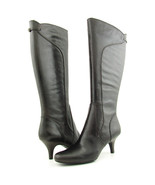 Brand New! Bandolino Black Leather Tall Dressy Boots 9 Wardrobe Staple! - £62.14 GBP
