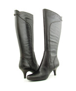 Brand New! Bandolino Black Leather Tall Dressy Boots 9 Wardrobe Staple! - $79.00