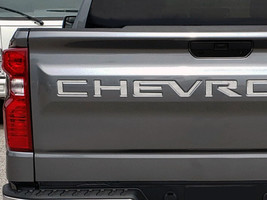 For 2020-2023 Silverado 2500 3500 Stainless Steel Rear Tailgate Letter I... - $87.99
