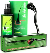 NEO Hair Lotion Root Treatment Nutrients Spray 120ML + Derma Roller Microneedle - £9.58 GBP+