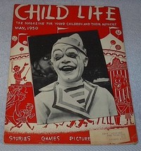 Vintage Child Life Magazine Circus May 1950 - £4.67 GBP