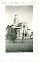 RPPC Bandera Texas TX Bandera County Courthouse UNP Postcard - £45.86 GBP