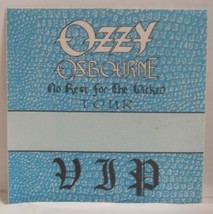OZZY OSBOURNE - VINTAGE ORIGINAL CONCERT TOUR CLOTH BACKSTAGE PASS *LAST... - £7.99 GBP