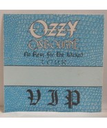 OZZY OSBOURNE - VINTAGE ORIGINAL CONCERT TOUR CLOTH BACKSTAGE PASS *LAST... - £7.86 GBP