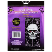 Halloween Light Up Party Decoration Haunted Door Cover 30" x 60" Inches image 4