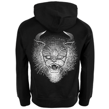 Mens Size XS Y-3 Adidas x Yohji Yamamoto Street Cat Art Graphic Print Hoodie - £62.29 GBP