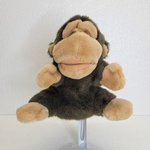 Vintage 1990 Anna Club Monkey Gorilla Plush Puppet Stuffed Animal Brown - $10.93